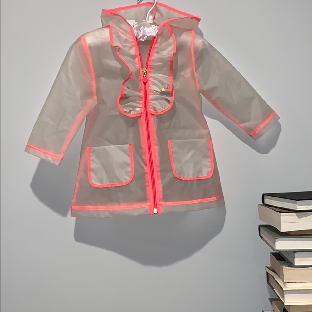BillieBlush 18mo transparent raincoat